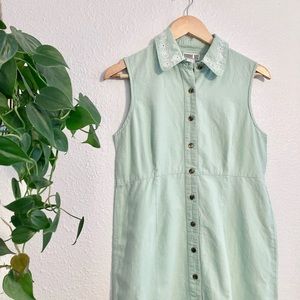 Vintage linen blend dress